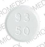 Imprint 93 50 2 - acetaminophen/codeine 300 mg / 15 mg