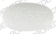 Imprint W-587 120 - isosorbide mononitrate 120 mg