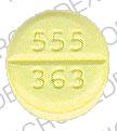 Imprint barr 555 363 - diazepam 5 mg