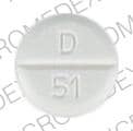 Image 1 - Imprint LL D 51 - diazepam 2 mg