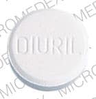 Image 1 - Imprint DIURIL MSD 214 - Diuril 250 mg