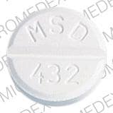 Image 1 - Imprint DIURIL MSD 432 - Diuril 500 mg