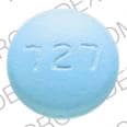 Image 1 - Imprint 727 MYLAN - amitriptyline/perphenazine 10 mg / 4 mg