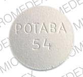 Image 1 - Imprint POTABA 54 - Potaba 500 mg