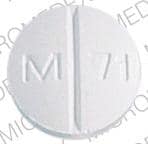 Pill Finder: M 71 White Round - Medicine.com