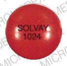 Image 1 - Imprint SOLVAY 1024 - Estratab 1.25 MG