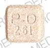Imprint P-D 261 - liotrix levothyroxine sodium (T4) 60 mcg / liothyronine sodium (T3) 15 mcg