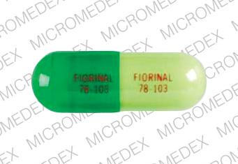Imprint FIORINAL 78-103 FIORINAL 78-103 - Fiorinal 325 mg / 50 mg / 40 mg