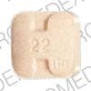 Image 1 - Imprint 22 in raised H - Hygroton 25 MG