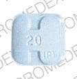 Image 1 - Imprint 20 in raised H - Hygroton 50 MG