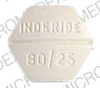 Image 1 - Imprint INDERIDE 80/25 I - Inderide 25 mg / 80 mg