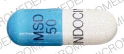 Image 1 - Imprint INDOCIN MSD 50 - Indocin 50 MG