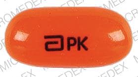 Imprint a PK - Kaletra 133.3 mg / 33.3 mg