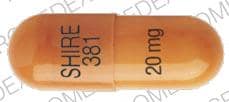 SHIRE 381 20mg - Adderall XR