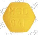 Image 1 - Imprint MSD 941 CLINORIL - Clinoril 150 mg