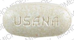 Image 1 - Imprint USANA - multivitamin with minerals calcium 500 mg / magnesium 45 mg / vitamin D 100 IU / phytonadione 0.04 mg / zinc 5 mg