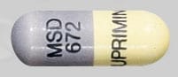 Image 1 - Imprint CUPRIMINE MSD 672 - Cuprimine 125 MG