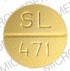 Imprint SL 471 - propranolol 80 mg