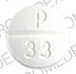 Image 1 - Imprint P 33 LL - propylthiouracil 50 mg