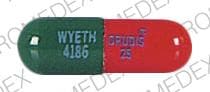 Image 1 - Imprint ORUDIS 25 WYETH 4186 - Orudis 25 MG