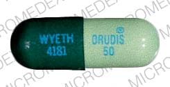 Image 1 - Imprint ORUDIS 50 WYETH 4181 - Orudis 50 MG