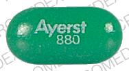 Image 1 - Imprint Ayerst 880 - conjugated estrogens/meprobamate conjugated estrogens 0.45 mg / meprobamate 200 mg