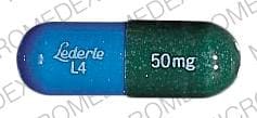 Image 1 - Imprint 50mg Lederle L4 - Loxitane 50 MG