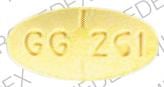 Imprint GG 261 - meclizine 25 mg