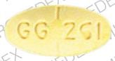 Image 1 - Imprint GG 261 - meclizine 25 mg