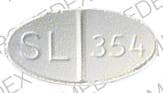 Imprint SL 354 - meclizine 25 mg