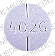 Imprint 4026 - methocarbamol 500 mg
