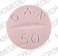 Image 1 - Imprint 5610 DAN 50 - hydrochlorothiazide/methyldopa 50 mg / 500 mg