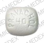 Image 1 - Imprint PRAVACHOL 40 LOGO P - Pravachol 40 mg