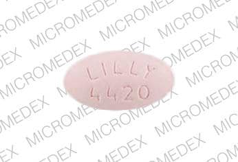 Imprint LILLY 4420 - Zyprexa 20 mg