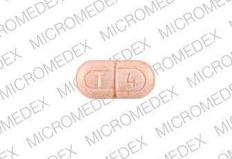 Image 1 - Imprint T 4 25 - Levothroid 25 mcg (0.025 mg)