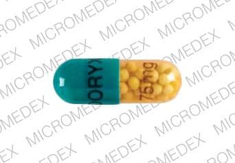 Imprint DORYX 75 mg - Doryx 75 mg