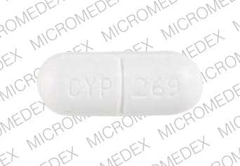 Image 1 - Imprint CYP 269 - guaifenesin/phenylephrine 600 mg / 20 mg