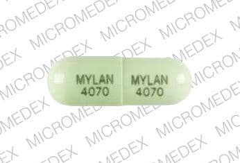 Imprint MYLAN 4070 MYLAN 4070 - ketoprofen 50 mg