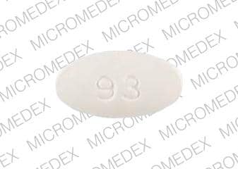 Imprint 93 154 - ticlopidine 250 mg