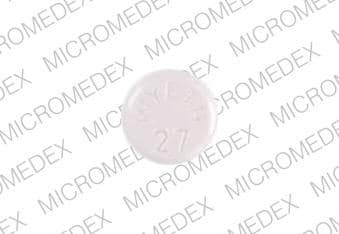 Image 1 - Imprint WYETH 27 - Phenergan 25 mg