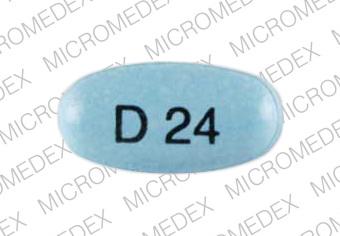 Pill Finder D 24 Blue Elliptical Oval Medicine Com