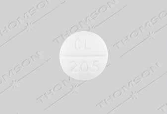 Imprint CL 205 - sodium bicarbonate 5 grain (325 mg)