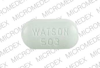Image 1 - Imprint WATSON 503 - acetaminophen/hydrocodone 650 mg / 10 mg