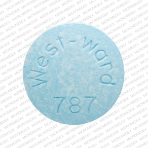 Image 1 - Imprint West-ward 787 - acetaminophen/butalbital/caffeine 325 mg / 50 mg / 40 mg