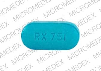 Imprint RX 751 - cefuroxime 250 mg