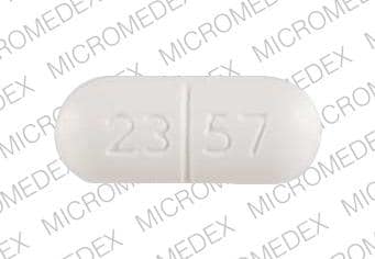 Imprint 23 57 V - acetaminophen/butalbital/caffeine 500 mg / 50 mg / 40 mg