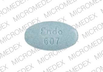Imprint Endo 607 - carbidopa/levodopa 25 mg / 250 mg