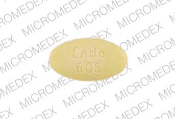 Imprint Endo 605 - carbidopa/levodopa 25 mg / 100 mg