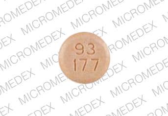Imprint 93 177 - captopril/hydrochlorothiazide 25 mg / 25 mg