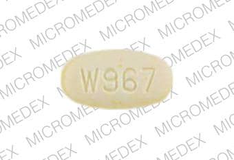 Imprint W967 - bethanechol 25 mg